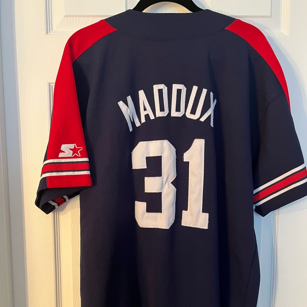 90s Atlanta Braves Greg Maddux Starter Jersey
